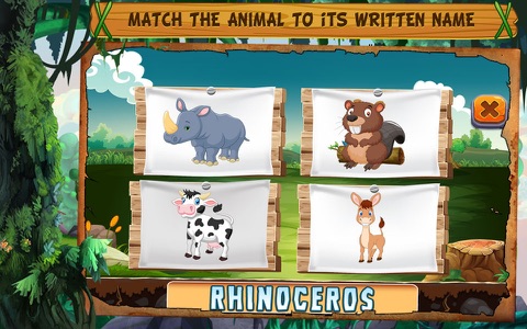 Animal Safari - Learn Animals Names & Spellings with Spoken Alphabets & Words screenshot 3