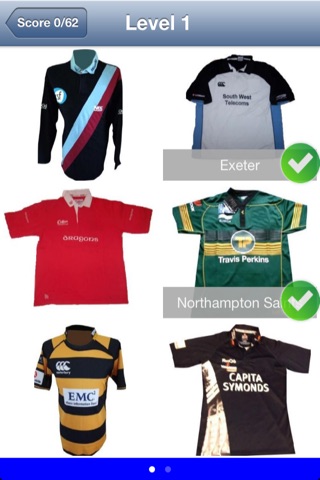 Rugby Union Quiz - Top Fun Shirt Trivia Game. screenshot 2