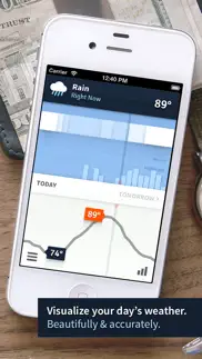 weathertron — live rain, snow, clouds & temperatures iphone screenshot 1