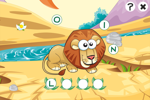 ABC savannah learning games for children: Word spelling with safari animals for kindergarten and pre-school screenshot 2