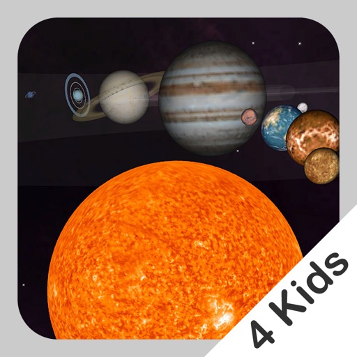 Solar System 3D - For Kids iOS App