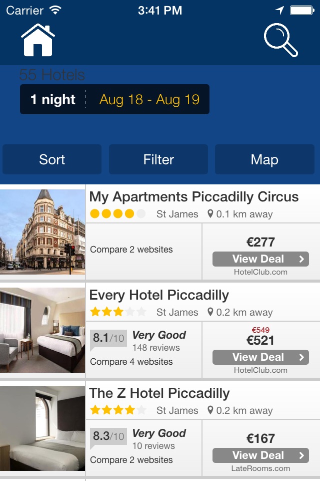 New York Hotels + Hotels Tonight in New York Search and compare price screenshot 3