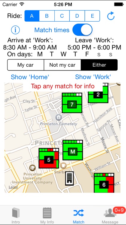 CarPooling - Princeton Ride Share