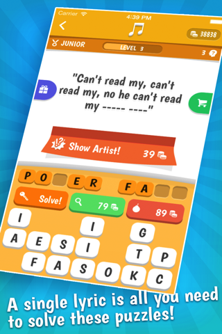 Song Quiz – The Free Lyric Guessing Game screenshot 2