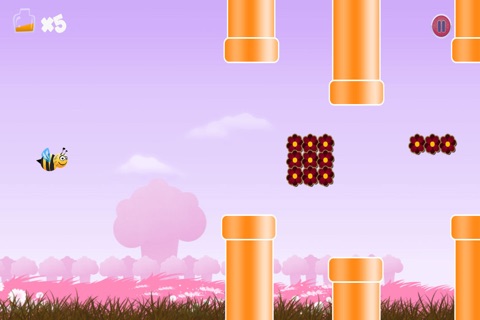 Flappy Bugs.Flappy Bee screenshot 2