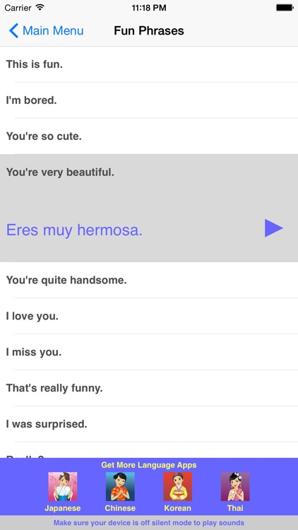 Speak Spanish Travel Phrasebook screenshot-3