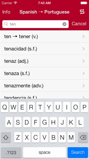 Spanish-Portuguese Dictionary from Accio(圖1)-速報App