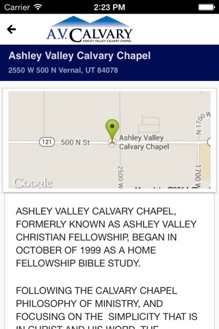 Calvary Chapel Ashley Valley screenshot 2