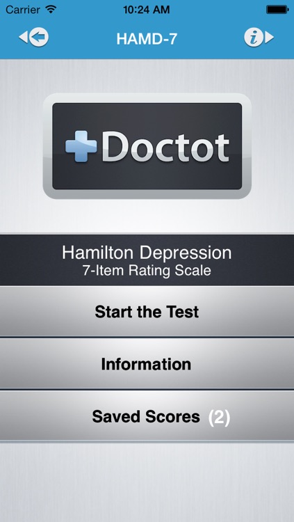 Hamilton Depression Rating Scale (HAMD-7)