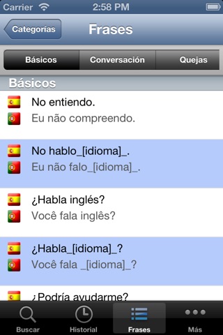 Diccionario Español Portugués screenshot 3