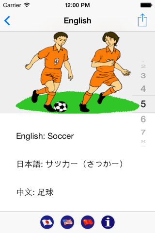 iFlash2 - Trilingual Flash Card ~ Japanese/Chinese/English~ Ver2.0 screenshot 2
