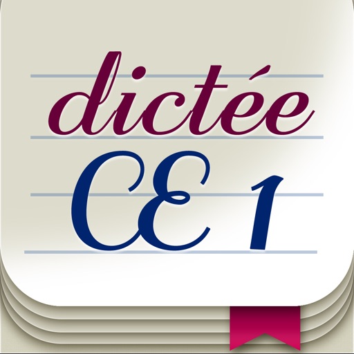 Dictée CE1, cahier de vacances dédié à l'orthographe, dictées CE1, français CE1 icon