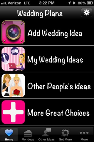 My Wedding Planner: Organize & Share your Wedding Day ideas w/Photos & Videos! screenshot 2