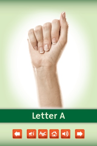 Sign Alphabet Flash Cards screenshot 2