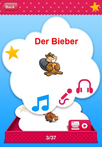 iPlay German: Kids Discover the World - children learn to speak a language through play activities: fun quizzes, flash card games, vocabulary letter spelling blocks and alphabet puzzles screenshot 2