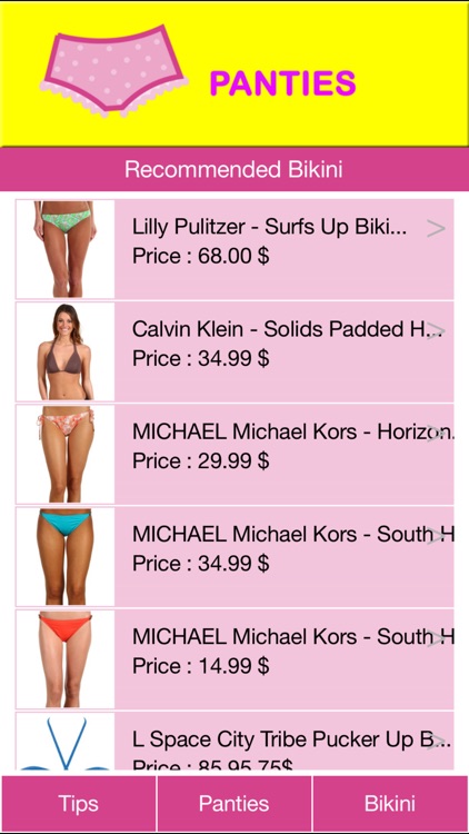 Panties Catalog