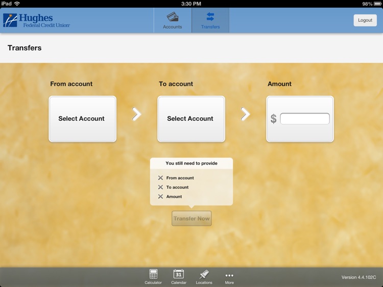 Hughes Federal CU - Tucson, AZ for iPad screenshot-3