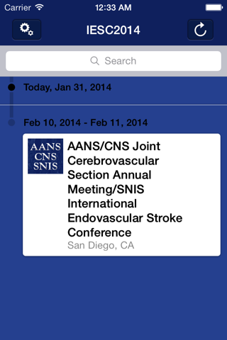 SNIS IESC/CV Section Annual 2014 screenshot 2