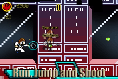 Omega Man Pixel MultiPlayer: Battle Station X Run screenshot 3