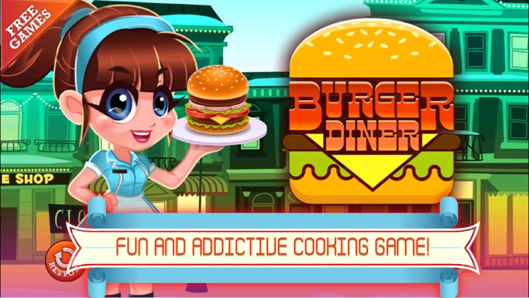 Diner Cafe - Fastfood Manager and Chef: Serve Burger, Pizza and Fries!