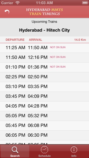 Hyderabad MMTS Suburban Train Timings(圖2)-速報App