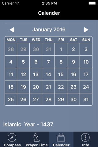Qibla Compass Pro : Prayer time, Islamic Calendar screenshot 3