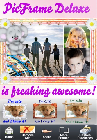 Foto Frame DLX- easy Arty Superimpose yr Picture Frames Chop + Photo Frames + Picture Collage for Instagram Free screenshot 2