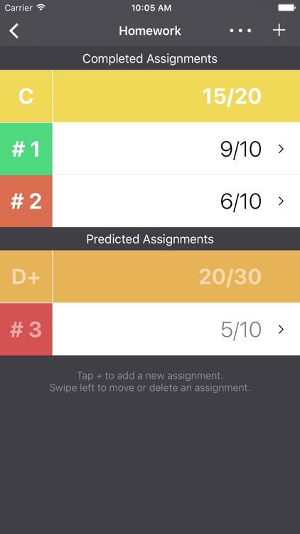 Gradient Grades – Grade Calculator screenshot-3