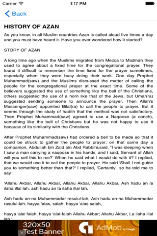 Athan, Ezan, Azan, Azon, Ezan : Call to Prayer  & Praying Times screenshot 2