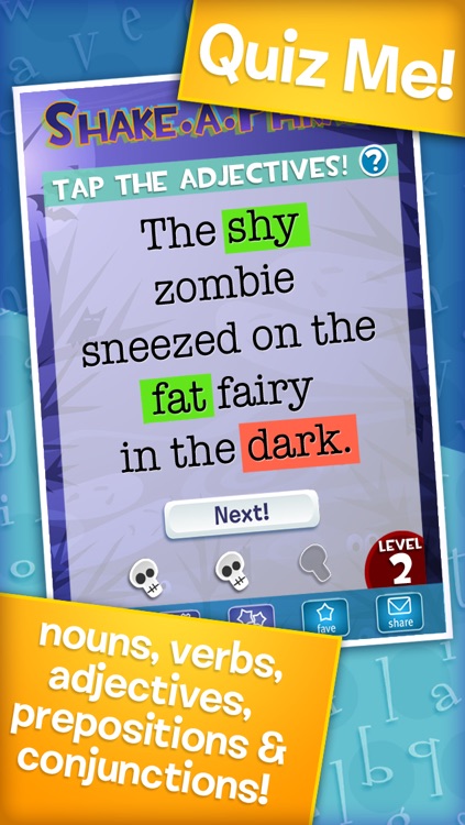 Shake-a-Phrase: Fun With Words and Sentences screenshot-3