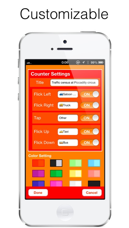 Flick Counter FREE - Tally Counter , Measure without looking at the screen screenshot-4