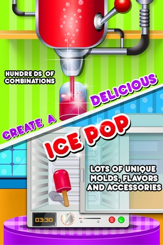 My Popsicle Maker ! – The Best Frozen Ice Cream Shop in Town by Fun Free Kids Games screenshot 2