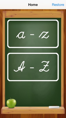 筆記体で書く：書き込みや学校のためのアルファベットの文字をご覧くださいのおすすめ画像5