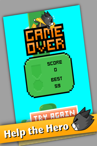Flappy hero plus - spike clumsy cute game screenshot 4