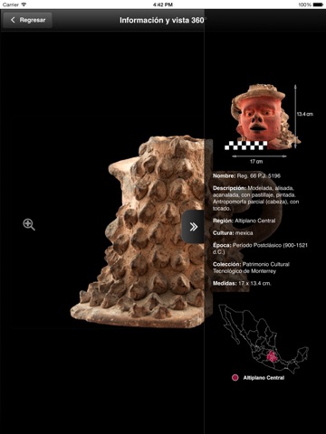 Colección Arqueológica, Tecnológico de Monterrey screenshot 3