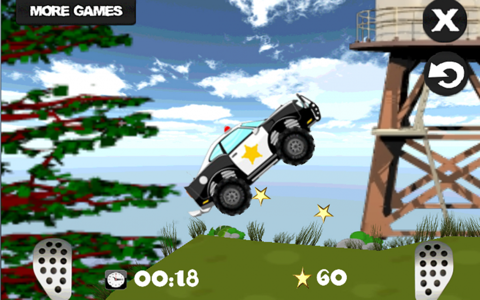 Mad Smash Cop - Hill Racer screenshot 3