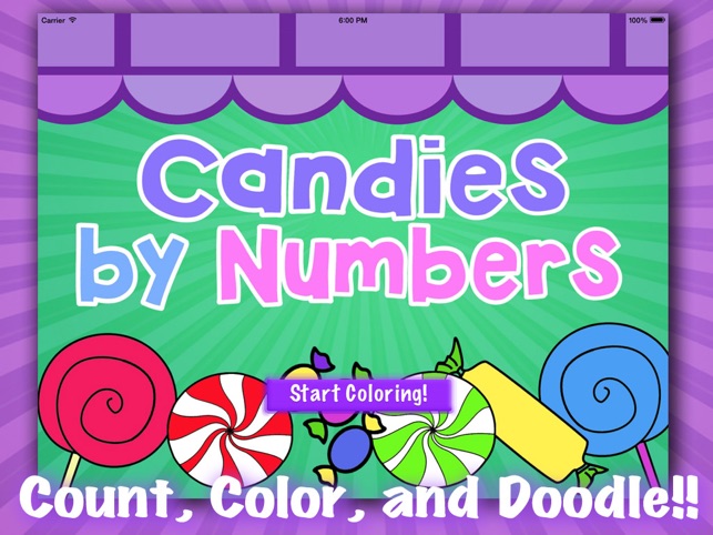 Candy by Numbers - Color, Count, and Doodle Book(圖2)-速報App