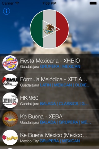 Mexico Radio - Escucha las mejores radios Mexicanas - Acercate a México screenshot 4