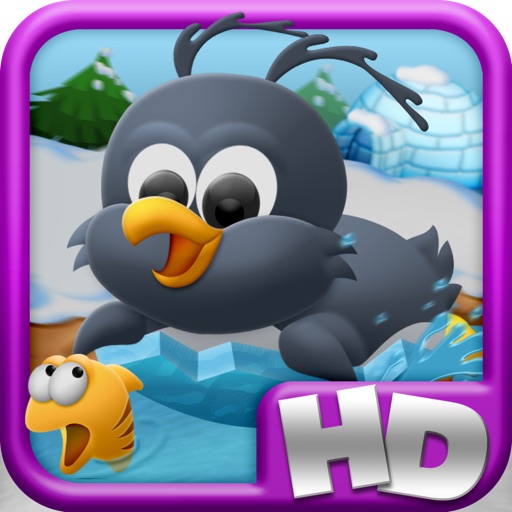 Polar Ice Penguin Racing Rage - A Free Flying Birds Fishing Adventure Game - HD Version iOS App