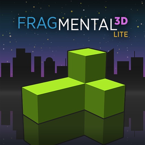 Fragmental 3D Lite - Build Lines with Falling Blocks! Icon
