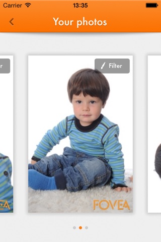Fovea's portrett app. Alle dine bilder samlet på et sted. screenshot 2
