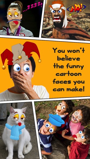 Funny Cartoon Face Photo Booth - Comic B