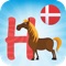 Learn to Spell animal names in Danish and have fun with easy learning