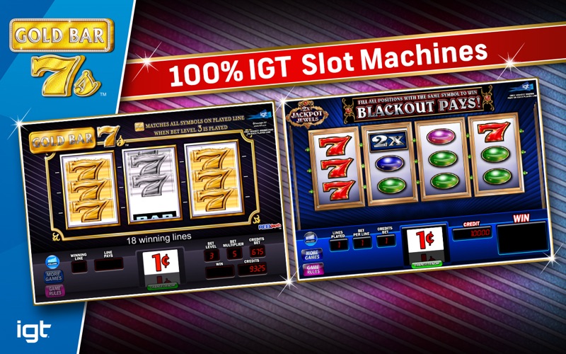 IGT Slots Gold Bar 7s thumbnail 1