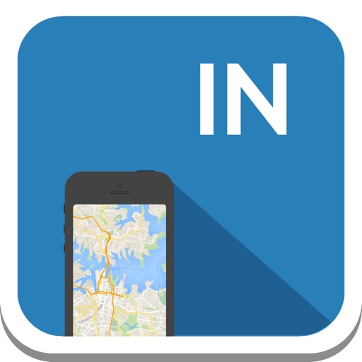 India (inc. Delhi & Mumbai) offline map, guide, weather, hotels. Free GPS navigation. icon