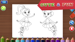 How to cancel & delete Coloring Pages for Girls - Fun Games for Kids from iphone & ipad 3