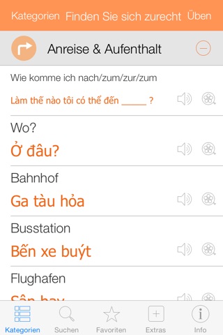 Vietnamese Video Dictionary - Translate, Learn and Speak with Video Phrasebook screenshot 2