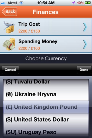 Trip Planner screenshot 2