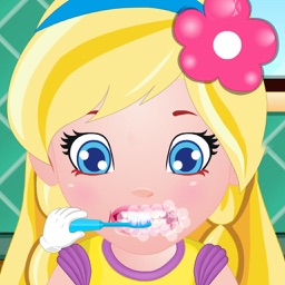 Tidy Girl & Wash Cloth & Wash Face & Brush Teeth - Kids & Baby Game