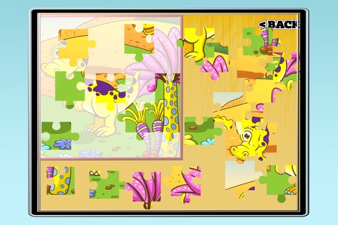 A funny Dinosaur Puzzle Game - Free screenshot 2